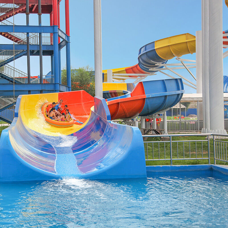 Rainbow Racing Slide - Family Rafting Water Slide for Parks